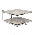 Jersey Concrete Effect Coffee Table from Roseland Furniture