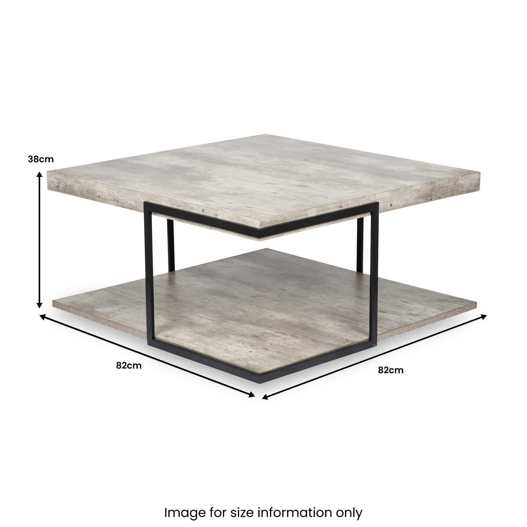 Jersey Concrete Effect Coffee Table from Roseland Furniture