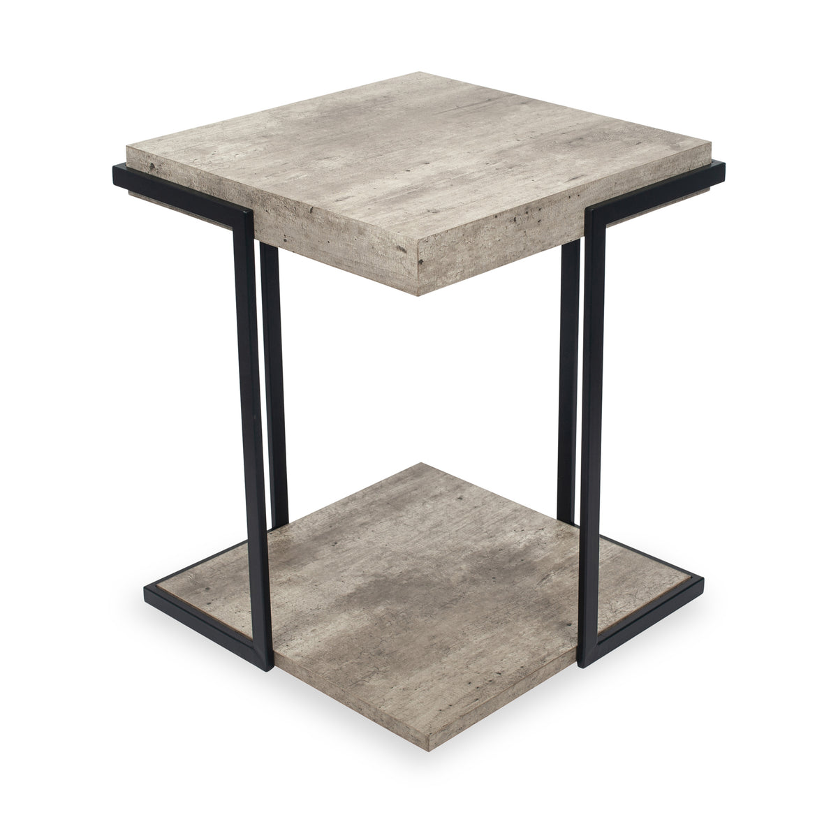 Jersey Concrete Effect Side Table from Roseland Furniture