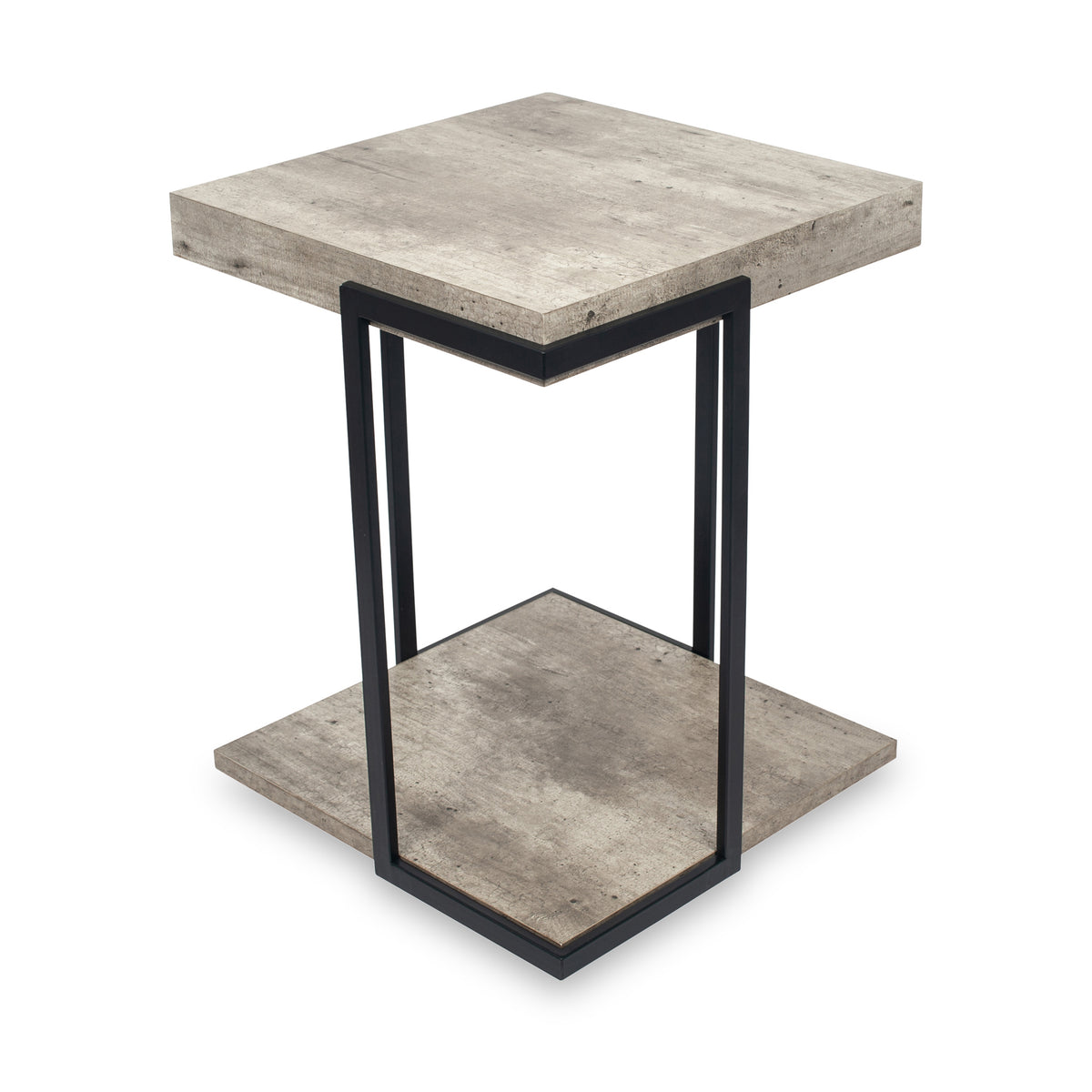 Jersey Concrete Effect Side Table from Roseland Furniture