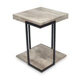 Jersey Concrete Effect Side Table from Roseland Furniture