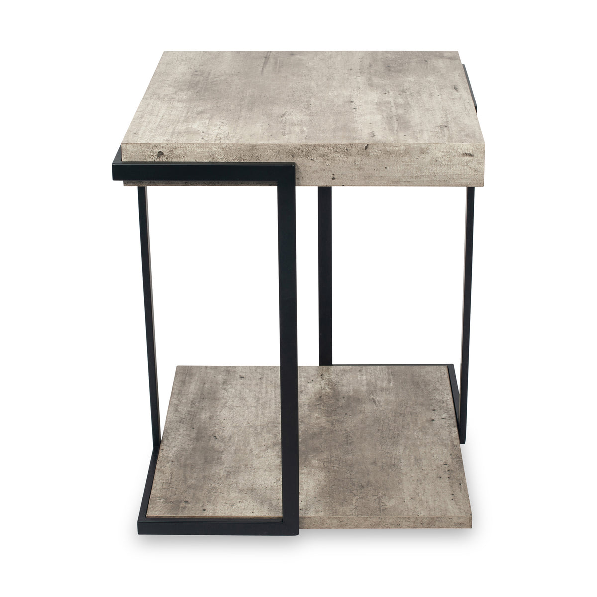 Jersey Concrete Effect Side Table from Roseland Furniture