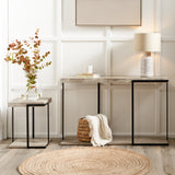 Jersey Concrete Effect Side Table from Roseland Furniture