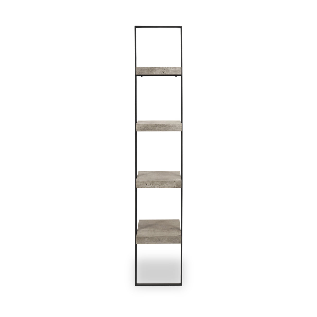 Jersey Concrete Effect 4 Shelf Ladder Unit from Roseland Furniture