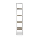 Jersey Concrete Effect 4 Shelf Ladder Unit from Roseland Furniture