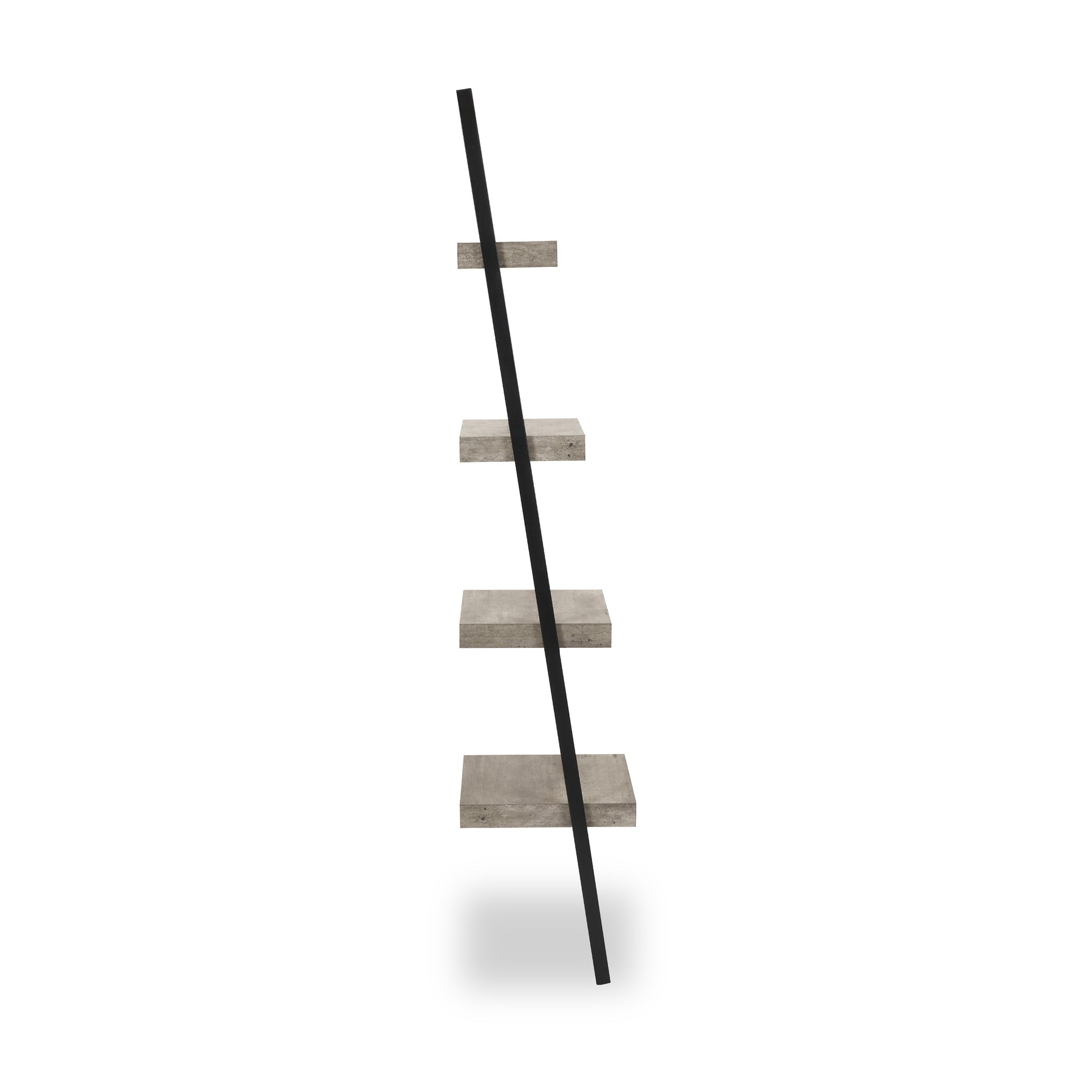 Jersey Concrete Effect 4 Shelf Ladder Unit from Roseland Furniture
