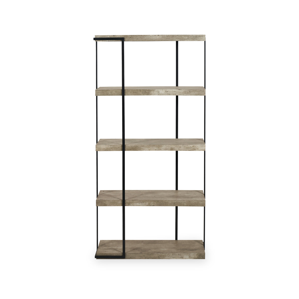 Jersey Concrete Effect 4 Shelf Unit from Roseland Furniture
