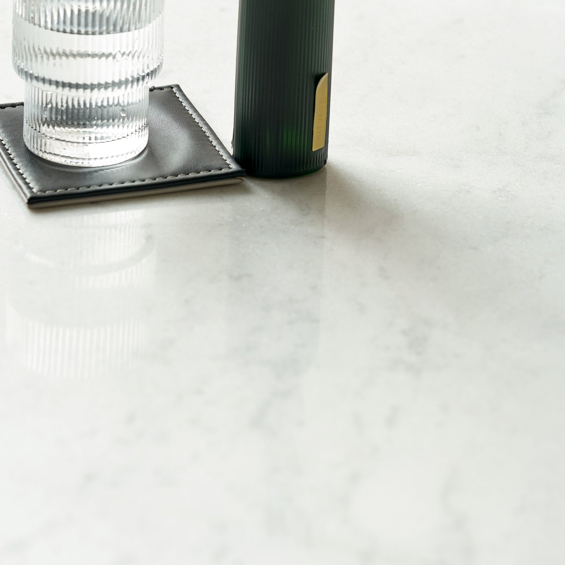 Kalani White Marble Coffee Table from Roseland Furniture