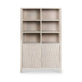 Khao Light Gre 2 Door 6 Niche Shelf Unit from Roseland Furniture