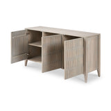 Khao Light Grey 3 Door Sideboard from Roseland Furniture