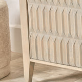 Khao Light Grey 3 Door Sideboard from Roseland Furniture