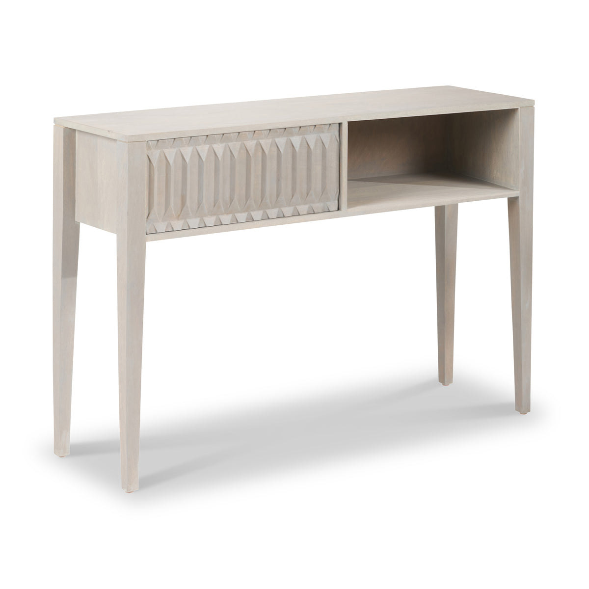 Khao Light Grey 1 Drawer Console Table from Roseland Furniture