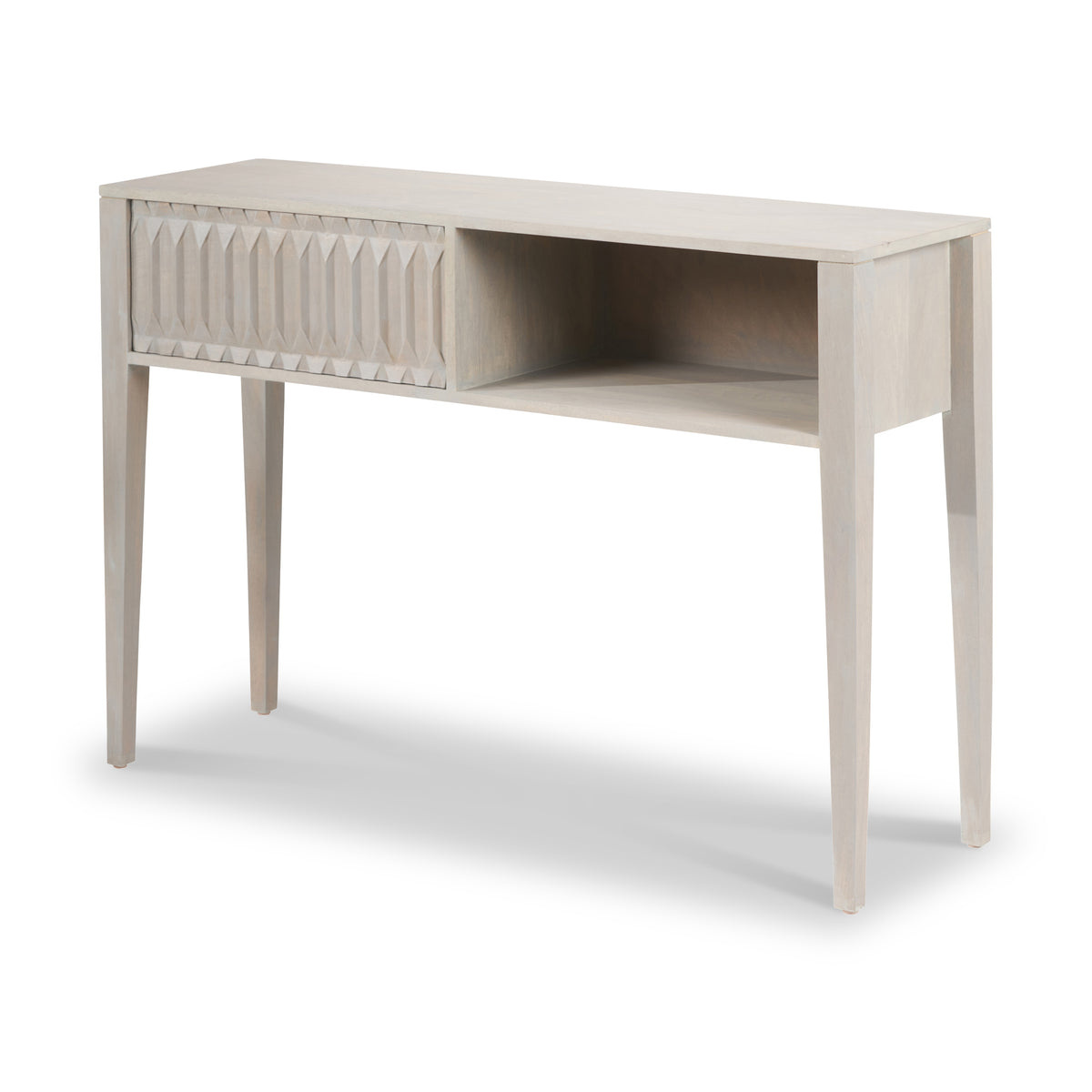 Khao Light Grey 1 Drawer Console Table from Roseland Furniture