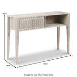 Khao Light Grey 1 Drawer Console Table from Roseland Furniture