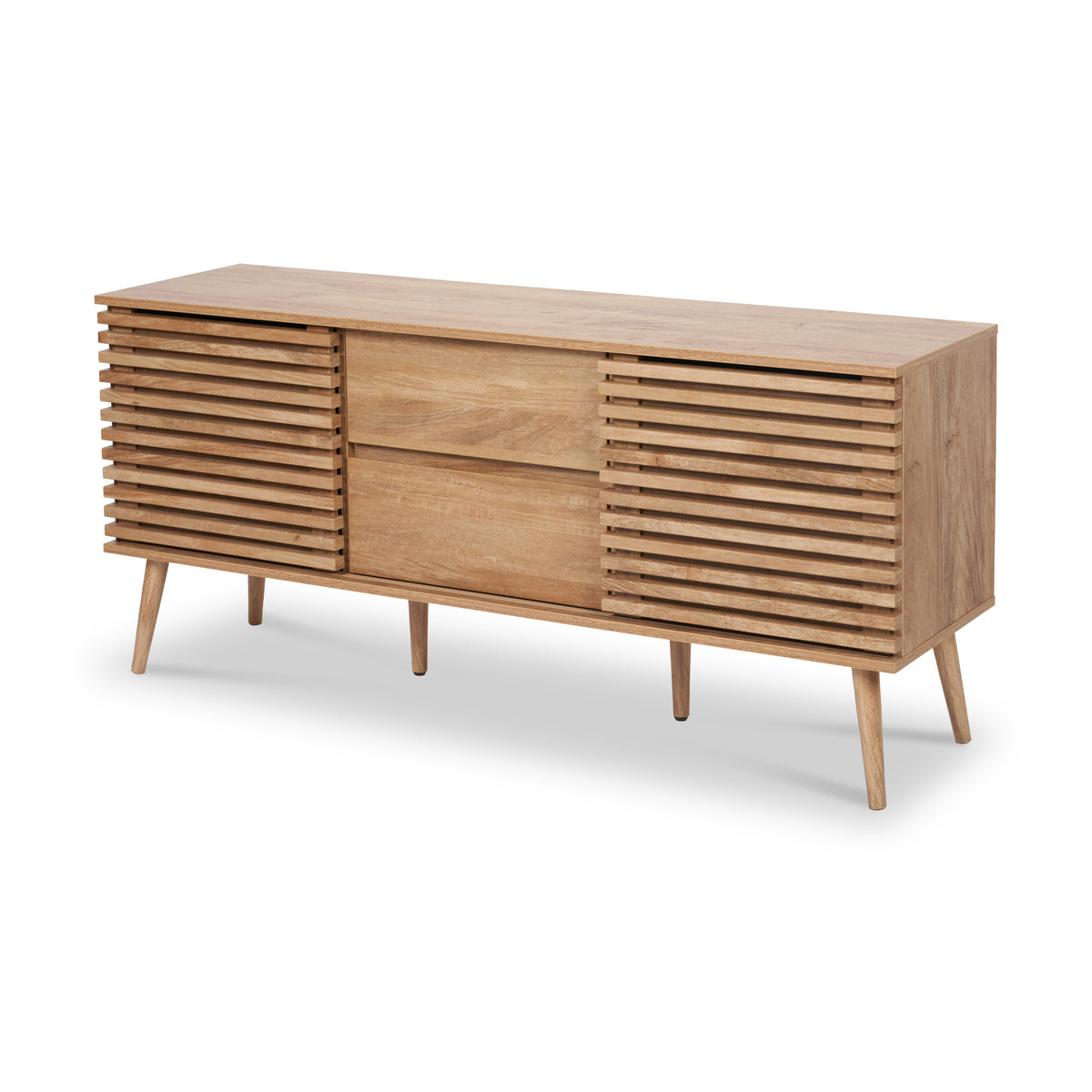 Larvik Natural 2 Door 2 Drawer Sideboard from Roseland Furniture