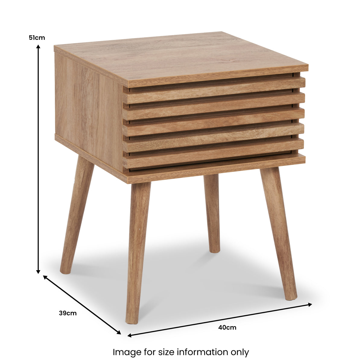 Larvik Natural 1 Drawer Unit from Roseland Furniture