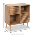 Larvik Natural 2 Door 2 Drawer Unit from Roseland Furniture