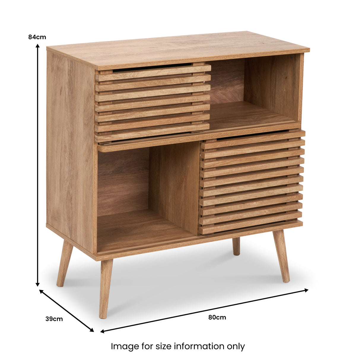 Larvik Natural 2 Door 2 Drawer Unit from Roseland Furniture