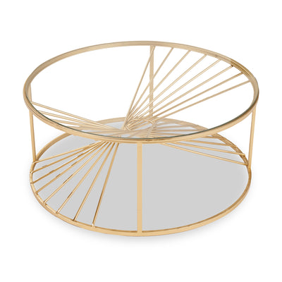 Liberty Gold Metal Coffee Table