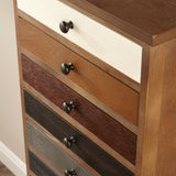 Loft Blue Multicoloured 13 Drawer Unit from Roseland Furniture
