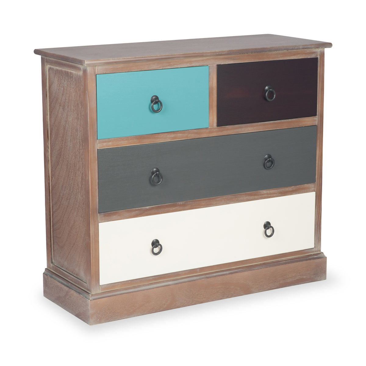 Loft Blue Multicoloured 4 Drawer Unit from Roseland Furniture