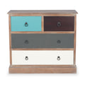Loft Blue Multicoloured 4 Drawer Unit from Roseland Furniture