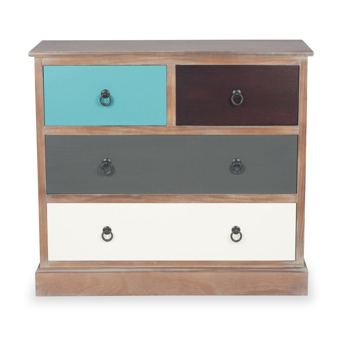 Loft Blue Multicoloured 4 Drawer Unit from Roseland Furniture
