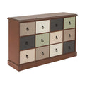 Loft Sage Multicoloured 12 Drawer Unit from Roseland Furniture