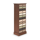 Loft Sage Multicoloured 13 Drawer Unit from Roseland Furniture