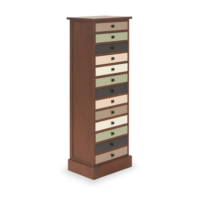 Loft Pine 13 Drawer Tallboy