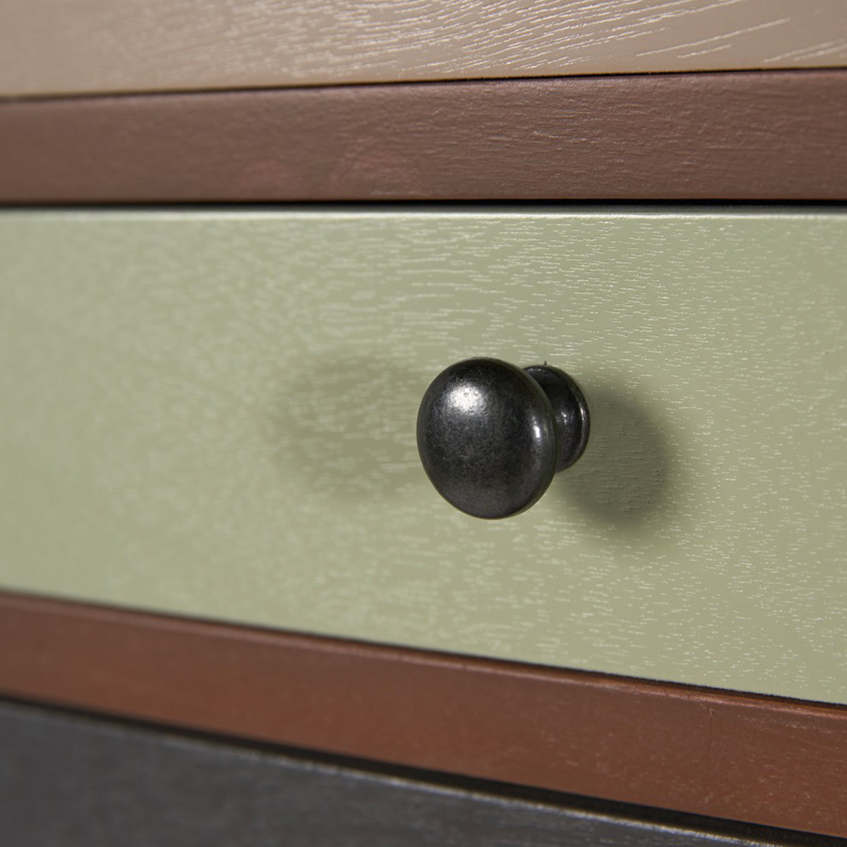Loft Sage Multicoloured 13 Drawer Unit from Roseland Furniture