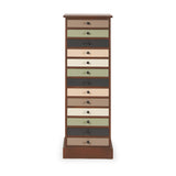 Loft Sage Multicoloured 13 Drawer Unit from Roseland Furniture