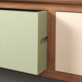 Loft Pine 2 Over 2 Drawer Chest with sage drawer from Roseland Furniture