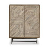 Marca Sand Wash 2 Door Bar Cabinet from Roseland Furniture
