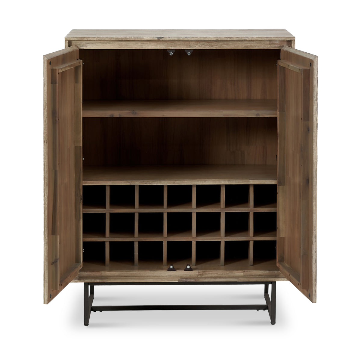 Marca Sand Wash 2 Door Bar Cabinet from Roseland Furniture