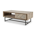 Marca Sand Wash 2 Drawer Coffee Table from Roseland Furniture