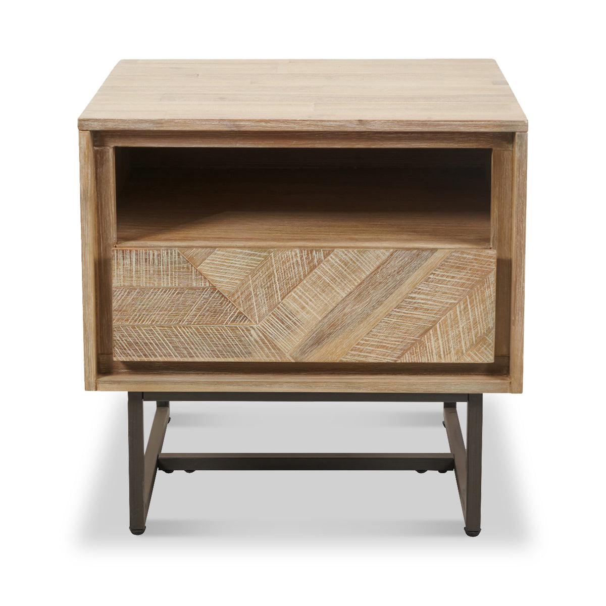 Marca Sand Wash 1 Drawer 1 Shelf Unit from Roseland Furniture