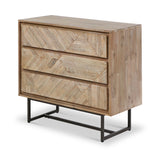 Marca Sand Wash 3 Drawer Unit from Roseland Furniture