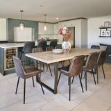 Marca Sand Wash 8 Seater Dining Table from Roseland Furniture
