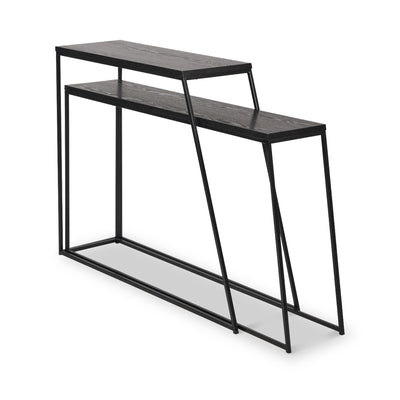 Mashiko Black Ash Effect Console Table
