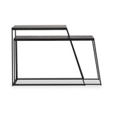 Mashiko So2 Black Console Tables from Roseland Furniture