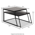 Mashiko So2 Black Coffee Tables from Roseland Furniture
