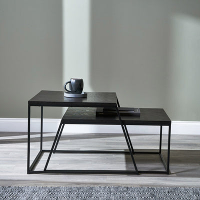 Mashiko Black Ash Effect Coffee Tables
