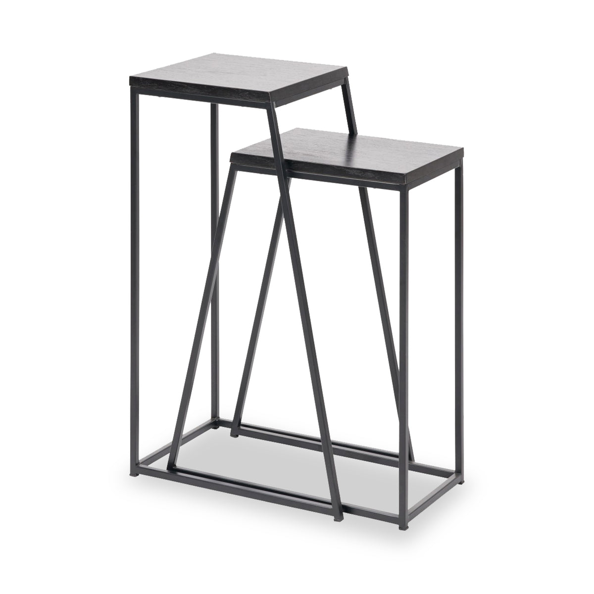Mashiko So2 Black Side Tables from Roseland Furniture