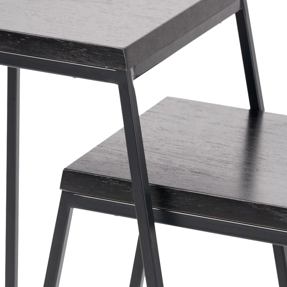 Mashiko So2 Black Side Tables from Roseland Furniture