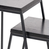 Mashiko So2 Black Side Tables from Roseland Furniture