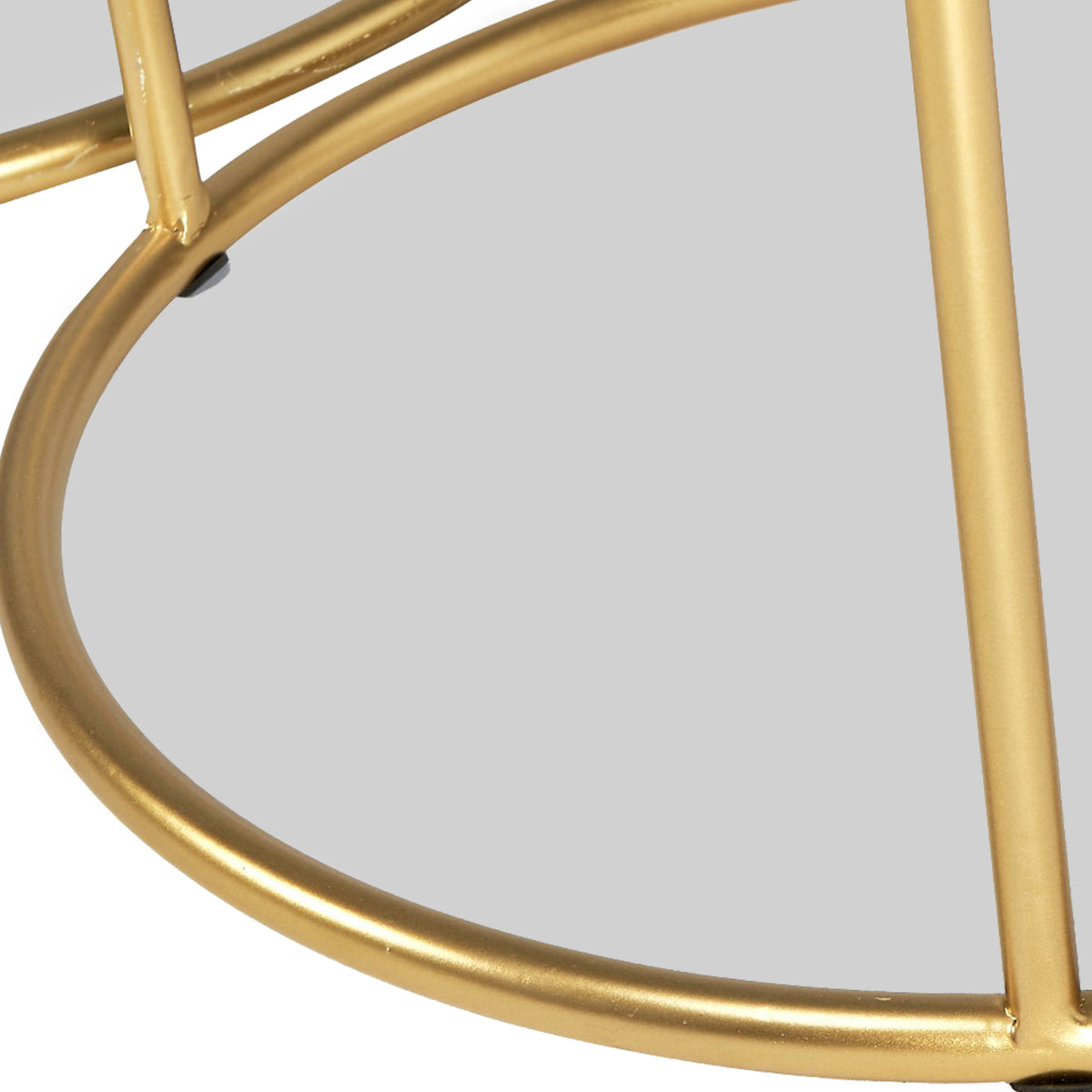Milly So2 Black Marble and Gold Metal Side Tables from Roseland Furniture