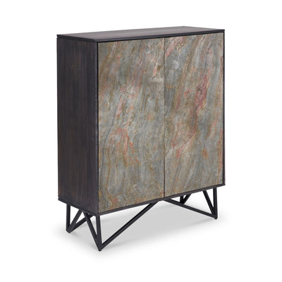 Verde Stone Effect 2 Door Cupboard