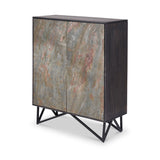 Verde Black 2 Door Bar Cabinet from Roseland Furniture
