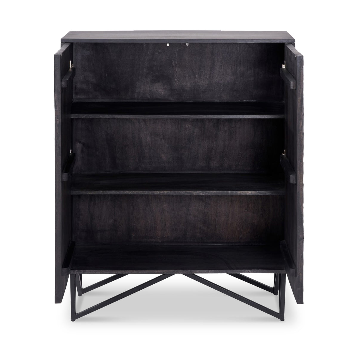 Verde Black 2 Door Bar Cabinet from Roseland Furniture